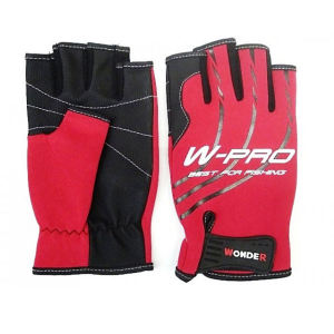 Перчатки без пальцев Wonder W-PRO Red XL